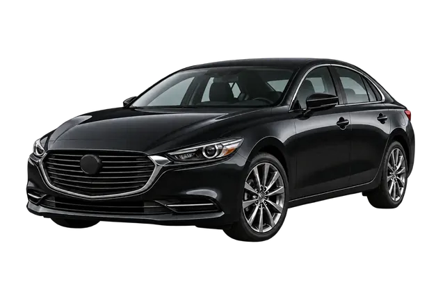 Dark sedan shown as an illustrative example